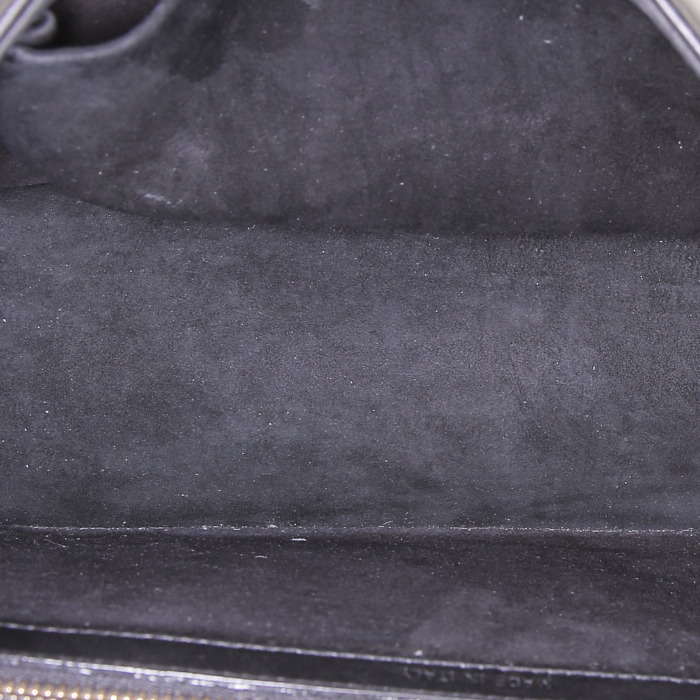 Bolso de mano Dior Diorama en cuero negro - Detail D3