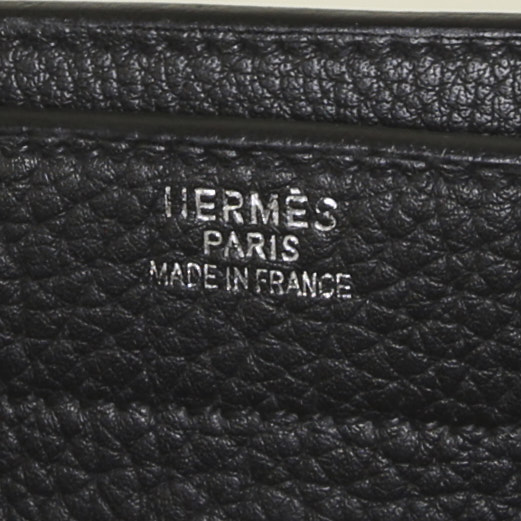 Porta-documentos Hermès Sac à dépêches en cuero togo negro - Detail D3