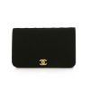 Chanel Mademoiselle handbag in black quilted jersey - 360 thumbnail