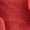 Borsa a tracolla Hermes Evelyne modello grande in pelle taurillon clemence rossa - Detail D2 thumbnail