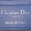 Borsa Dior Lady Dior modello medio in pelle cannage blu - Detail D4 thumbnail