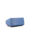 Dior Lady Dior medium model handbag in blue leather cannage - Detail D5 thumbnail