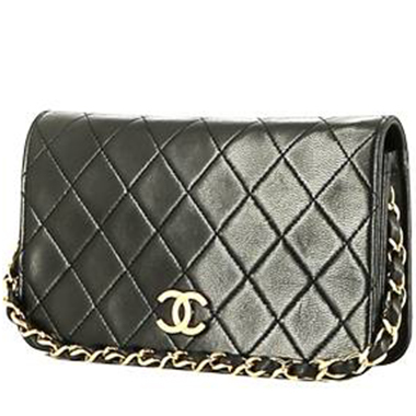Sac à main Chanel  Mademoiselle en cuir matelassé noir
