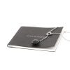 Chanel Camelia necklace in onyx,  white gold and diamond - Detail D2 thumbnail