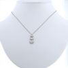 Tiffany & Co Circlet necklace in platinium and diamonds - 360 thumbnail