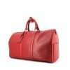 Louis Vuitton Keepall 45 travel bag in red epi leather - 00pp thumbnail