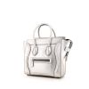 Celine Luggage Micro handbag in silver leather - 00pp thumbnail