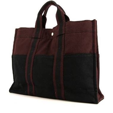 HERMES Shoulder Bag Tote Bag Karimi MM Tote Bag felt / Leather
