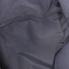 Bolsa de viaje Hermes Acapulco en lona espigas negra y cuero negro - Detail D2 thumbnail