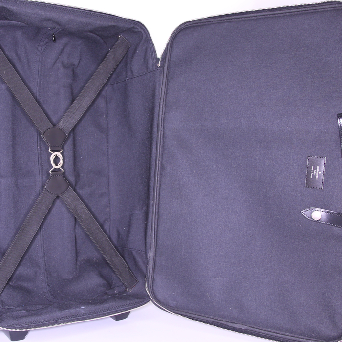 Louis Vuitton Pegase suitcase in anthracite grey taiga leather - Detail D2