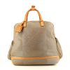 Louis Vuitton Geant Aventurier travel bag in grey canvas and natural leather - 360 thumbnail
