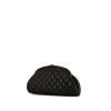 Chanel Mademoiselle pouch in black quilted leather - 00pp thumbnail