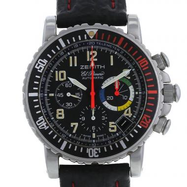 Zenith El Primero watch in stainless steel Circa  1990