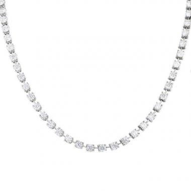 Collana Cartier in oro bianco e diamanti