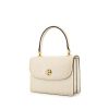 Gucci Gucci Vintage handbag in white grained leather - 00pp thumbnail