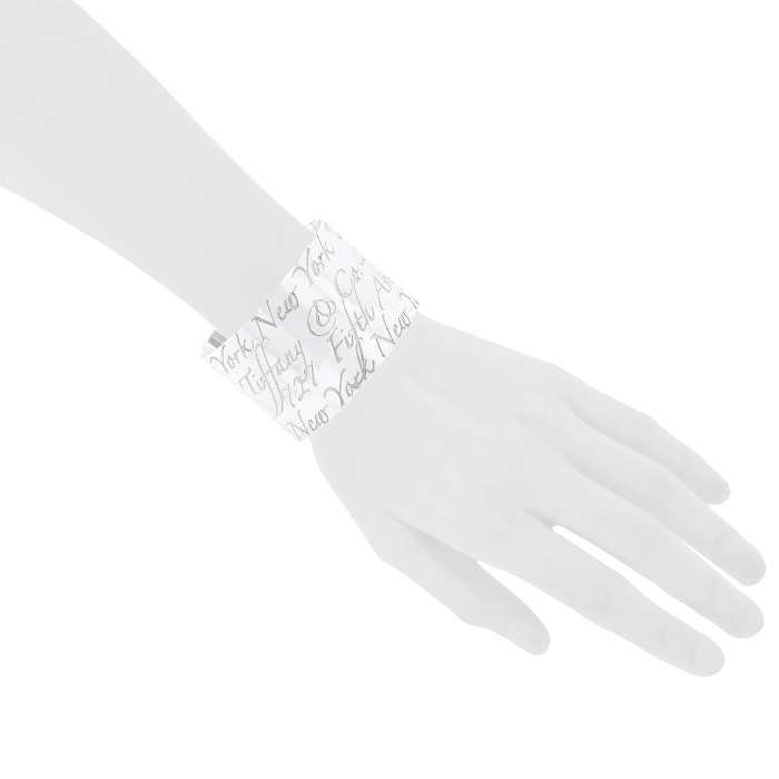 Bracelet manchette Tiffany & Co Tiffany Notes en argent - Detail D1