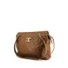 Chanel Grand Shopping shopping bag in taupe quilted canvas - 00pp thumbnail