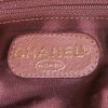 Sac cabas Chanel Grand Shopping en toile matelassée taupe - Detail D3 thumbnail