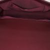Chanel Boy large model handbag in burgundy chevron quilted leather - Detail D3 thumbnail