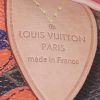 Borsa Louis Vuitton Speedy Editions Limitées in tela monogram marrone e rossa e pelle naturale - Detail D3 thumbnail