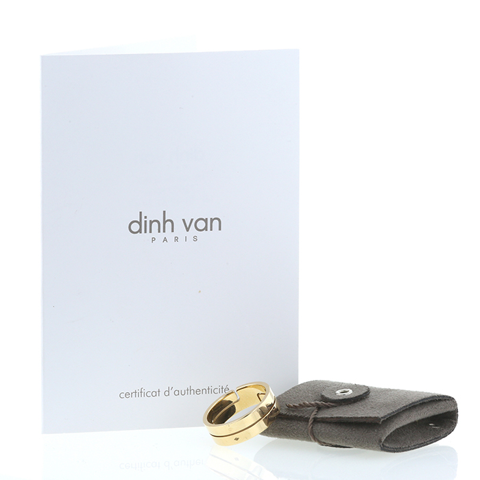 Anello Dinh Van Seventies in oro giallo - Detail D2