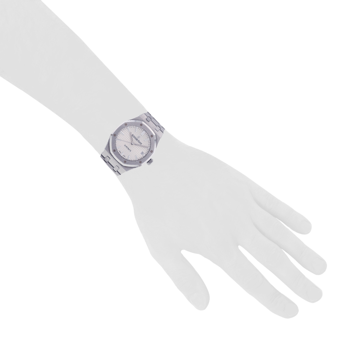 Montre Audemars Piguet Royal Oak en acier Ref :  15450ST Vers  2015 - Detail D1