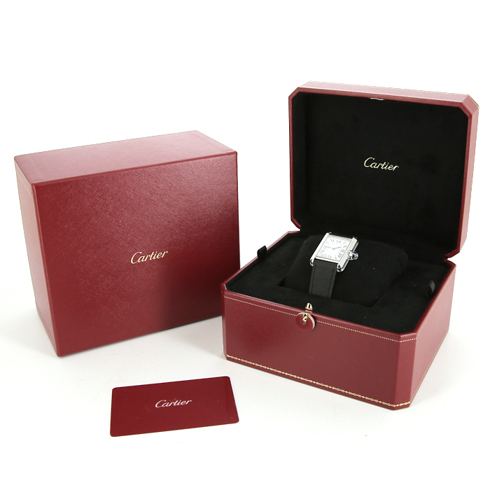 Montre Cartier Tank Must en acier Ref :  4323 Vers  2021 - Detail D2