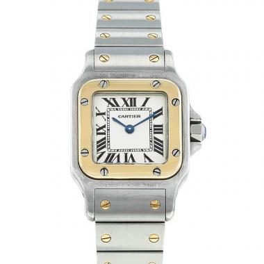 Reloj Cartier Santos de oro y acero Ref :  1567 Circa  2000