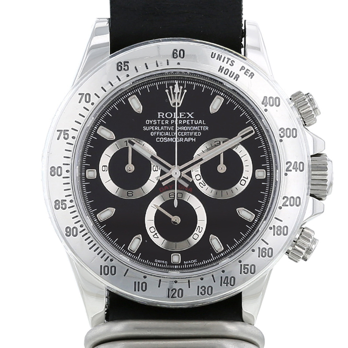 Rolex Daytona Automatique watch in stainless steel Ref:  116520 Circa  2013 - Detail D1