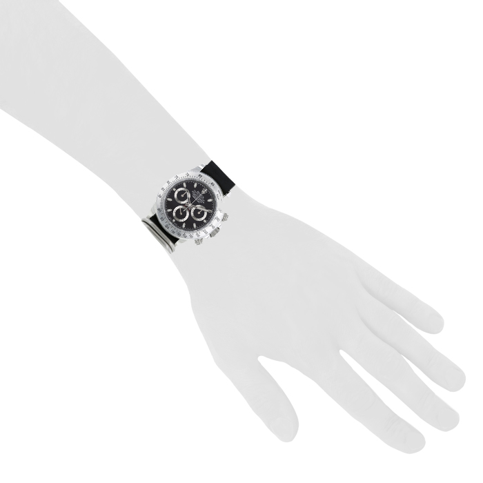 Rolex Daytona Automatique watch in stainless steel Ref:  116520 Circa  2013 - Detail D3