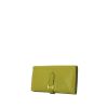 Hermès Béarn wallet in green Chartreuse goat - 00pp thumbnail