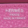 Borsa Hermes Kelly 28 cm in pelle taurillon clemence Rose Shocking - Detail D4 thumbnail