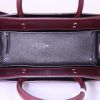 Bolso de mano Givenchy Horizon en cuero liso color burdeos - Detail D3 thumbnail