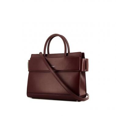 Borsa Givenchy Horizon in pelle liscia bordeaux