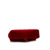 Borsa a tracolla Gucci GG Marmont mini in velluto trapuntato rosso con decori geometrici - Detail D5 thumbnail