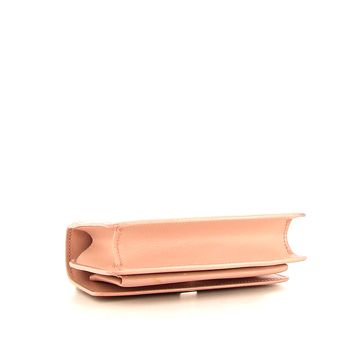 Borsa a tracolla Saint Laurent Sunset mini in pelle rosa polvere - Detail D5