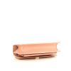 Sac bandoulière Saint Laurent Sunset mini en cuir rose-poudre - Detail D5 thumbnail