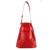 Louis Vuitton Sac d'épaule shoulder bag in red epi leather - 360 thumbnail