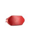 Borsa a spalla Louis Vuitton Sac d'épaule in pelle Epi rossa - Detail D4 thumbnail