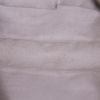 Gucci Jackie handbag in brown monogram canvas and black suede - Detail D2 thumbnail