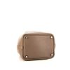 Bolso de mano Hermes Picotin modelo pequeño en cuero togo marrón etoupe - Detail D4 thumbnail