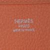 Hermes Evelyne small model shoulder bag in orange togo leather - Detail D3 thumbnail