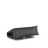 Prada handbag in black and blue leather saffiano - Detail D5 thumbnail