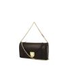Sac/pochette Dior Diorama Wallet on Chain en cuir noir - 00pp thumbnail