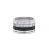 Anello Boucheron Quatre Black Edition modello grande in oro bianco,  diamanti e PVD nero - 00pp thumbnail