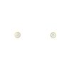 Cartier Diamant Léger medium model small earrings in yellow gold and diamonds - 00pp thumbnail