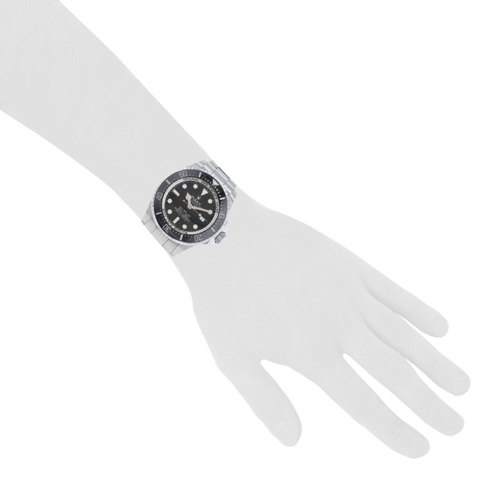 Rolex Deepsea Sea Dweller watch in stainless steel Ref: 116660 Circa 2010 - Detail D1