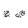 Hermès pair of cufflinks in silver - 00pp thumbnail