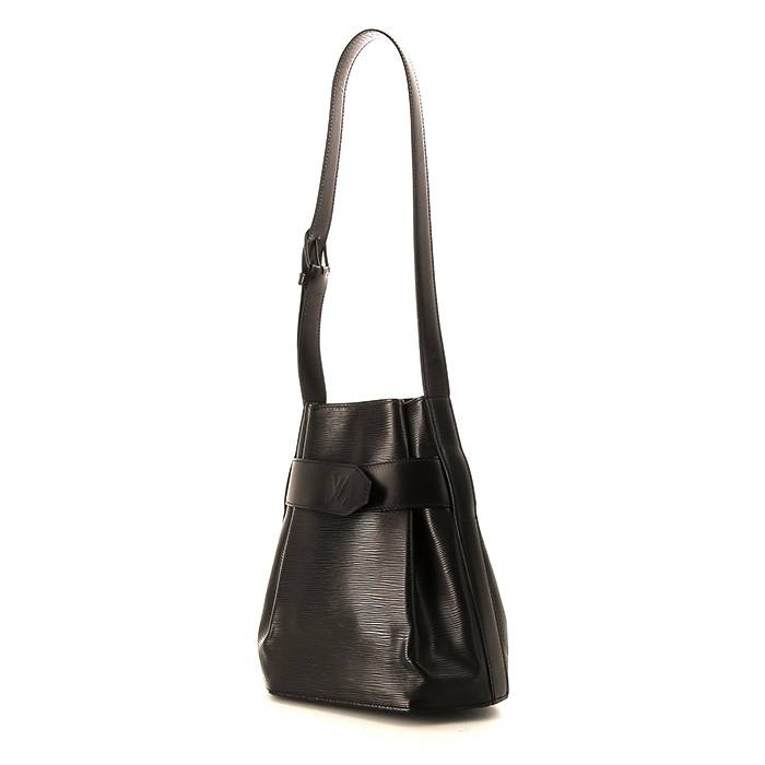 LOUIS VUITTON Black Epi Leather Sac De Paul Shoulder Bag