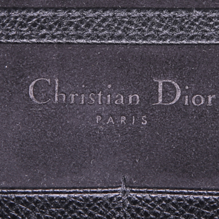 Pochette-ceinture Dior 30 Montaigne en cuir noir - Detail D4